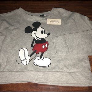 Mickey Cropped Sweater